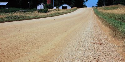 Rural gravel road